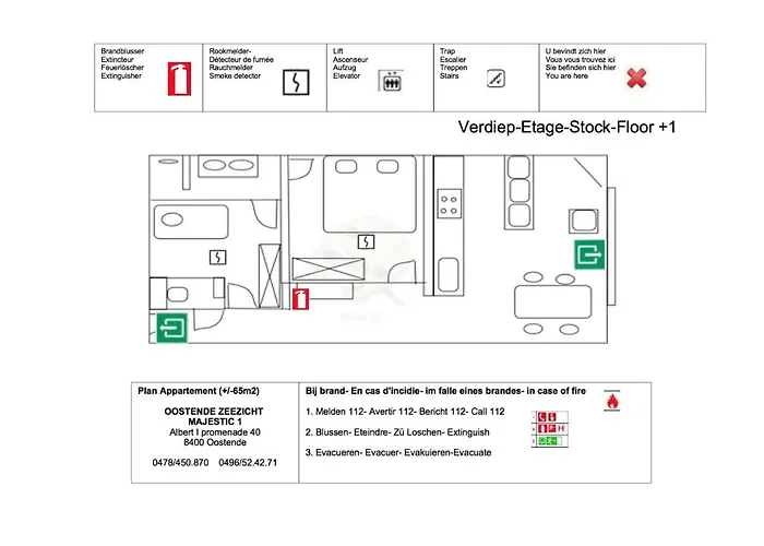 Zeezicht Majestic 1 Ostend